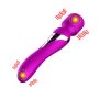 Stymulator-Silicone Dual Massager USB 7+7 Function Purple - 3