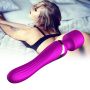 Stymulator-Silicone Dual Massager USB 7+7 Function Purple - 12