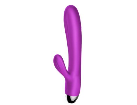 Wibrator-Silicone Vibrator and Pulsator Purple USB 7+7 Function / Heating - 5