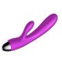 Wibrator-Silicone Vibrator and Pulsator Purple USB 7+7 Function / Heating - 4