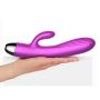 Wibrator-Silicone Vibrator and Pulsator Purple USB 7+7 Function / Heating - 5