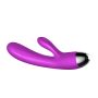 Wibrator-Silicone Vibrator and Pulsator Purple USB 7+7 Function / Heating - 8