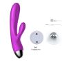 Wibrator-Silicone Vibrator and Pulsator Purple USB 7+7 Function / Heating - 10