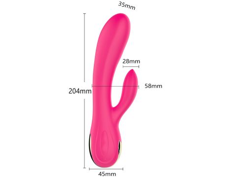 Wibrator-Silicone Vibrator USB 7 Function + Booster / Heating - 3