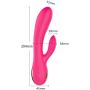 Wibrator-Silicone Vibrator USB 7 Function + Booster / Heating - 4