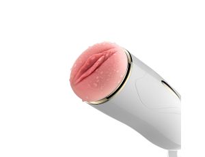 Masturbator-Vibrating Masturbation Cup USB 7 + Interactive Function / Talk Mode - image 2