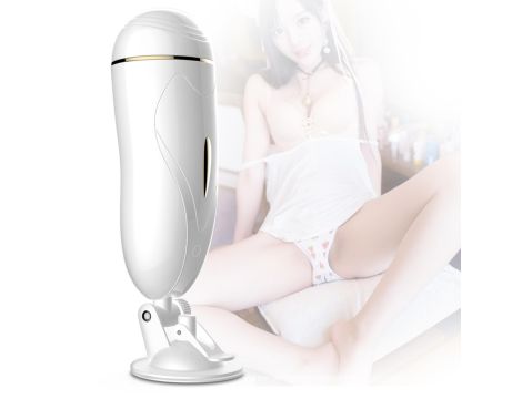 Masturbator-Vibrating Masturbation Cup USB 7 + Interactive Function / Talk Mode - 3