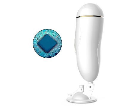 Masturbator-Vibrating Masturbation Cup USB 7 + Interactive Function / Talk Mode - 6