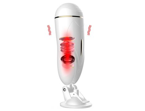 Masturbator-Vibrating Masturbation Cup USB 7 + Interactive Function / Talk Mode - 9