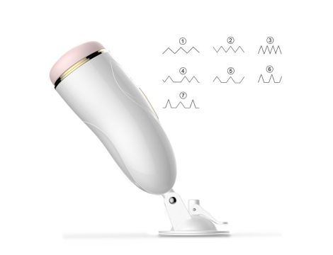 Masturbator-Vibrating Masturbation Cup USB 7 + Interactive Function / Talk Mode - 14