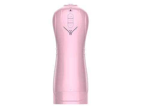 Masturbator-Vibrating and Flashing Masturbation Cup USB 7+7 Function / Talk Mode (Pink) - 2