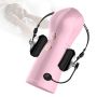 Masturbator-Vibrating and Flashing Masturbation Cup USB 7+7 Function / Talk Mode (Pink) - 10