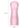 Masturbator-Vibrating and Flashing Masturbation Cup USB 7+7 Function / Talk Mode (Pink) - 12