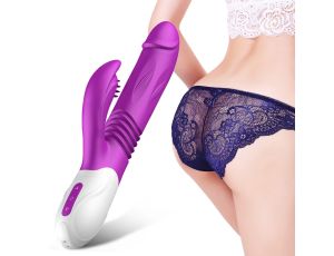 Wibrator-Silicone Vibrator USB 10 Function + Expander and Thrusting Function - image 2