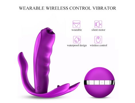 Stymulator-Silicone Panty Vibrator USB 7 Function / Heating - 12