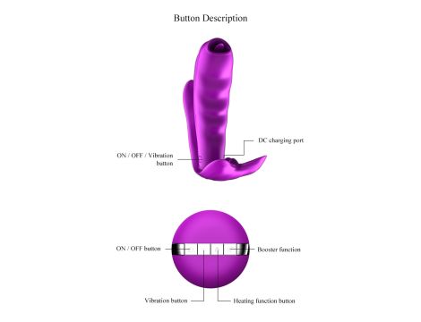 Stymulator-Silicone Panty Vibrator USB 7 Function / Heating - 14