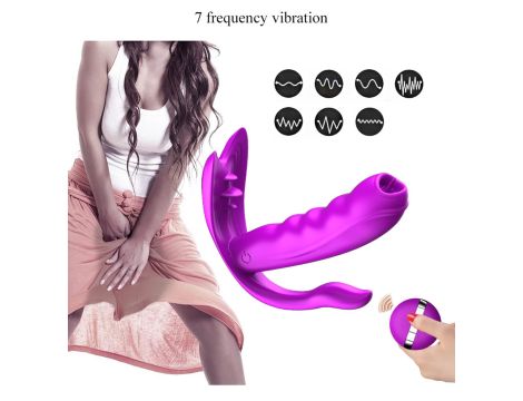 Stymulator-Silicone Panty Vibrator USB 7 Function / Heating - 16