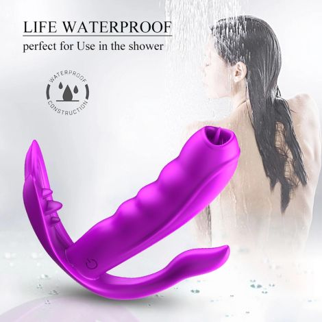 Stymulator-Silicone Panty Vibrator USB 7 Function / Heating - 7