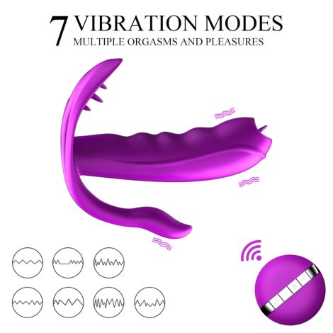 Stymulator-Silicone Panty Vibrator USB 7 Function / Heating - 9