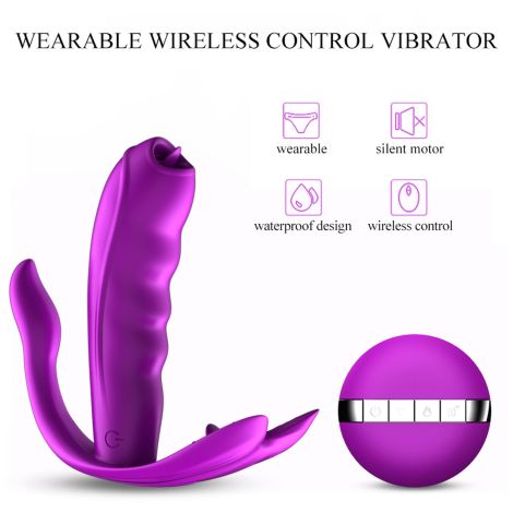 Stymulator-Silicone Panty Vibrator USB 7 Function / Heating - 12