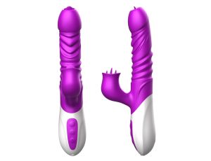 Wibrator-Silicone Vibrator USB 10 Function and Thrusting Function / Heating - image 2