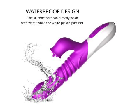 Wibrator-Silicone Vibrator USB 10 Function and Thrusting Function / Heating - 9