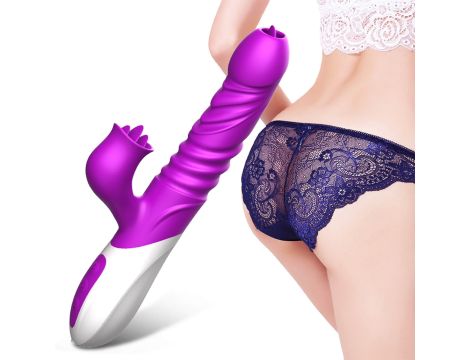 Wibrator-Silicone Vibrator USB 10 Function and Thrusting Function / Heating - 13