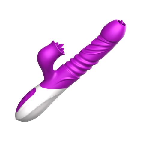 Wibrator-Silicone Vibrator USB 10 Function and Thrusting Function / Heating - 3