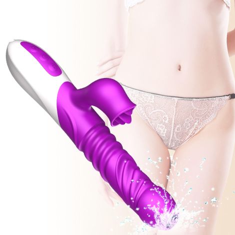 Wibrator-Silicone Vibrator USB 10 Function and Thrusting Function / Heating - 11