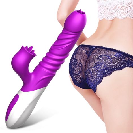 Wibrator-Silicone Vibrator USB 10 Function and Thrusting Function / Heating - 13