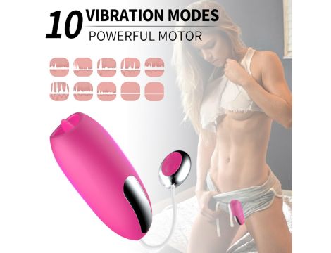 Stymulator-Silicone Clit Massager USB 7 function / Heating - 8