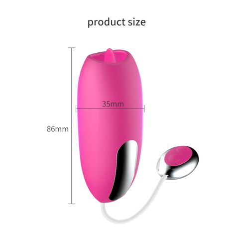 Stymulator-Silicone Clit Massager USB 7 function / Heating - 7