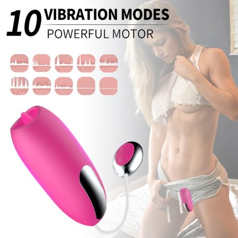 Stymulator-Silicone Clit Massager USB 7 function / Heating - 8