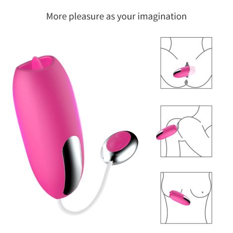 Stymulator-Silicone Clit Massager USB 7 function / Heating - 11