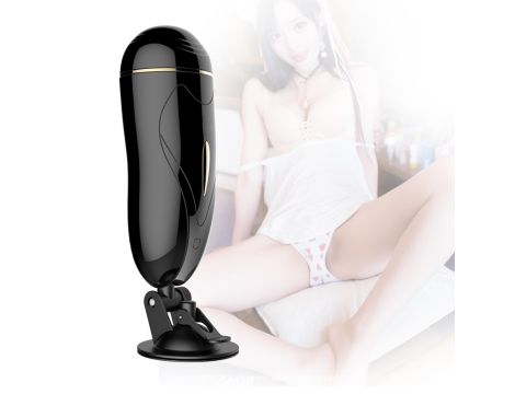 Masturbator-Vibrating Masturbation Cup USB 7 + Interactive Function / Talk Mode - 12