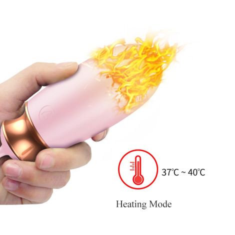 Jajko/wibr-Vibrating Silicone Love EGG USB 10 Function / Heating / Voice Control - 6