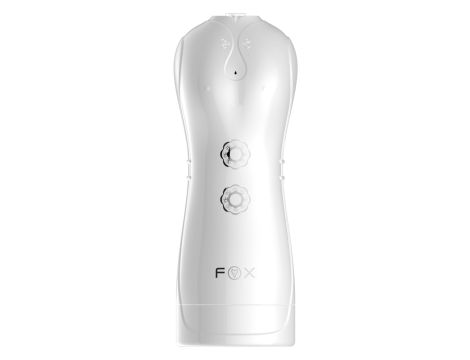 Masturbator - B - Series - Vibrating and Flashing Masturbation Cup USB 7+7 Function / Talk Mode (White)