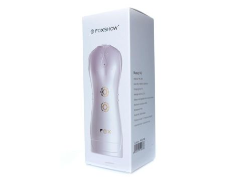 Masturbator - B - Series - Vibrating and Flashing Masturbation Cup USB 7+7 Function / Talk Mode (White) - 11