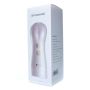 Masturbator - B - Series - Vibrating and Flashing Masturbation Cup USB 7+7 Function / Talk Mode (White) - 12