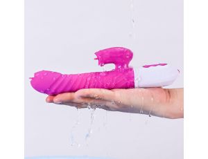 Wibrator-Silicone Vibrator USB 7 Function and Thrusting Function / Heating, purple - image 2