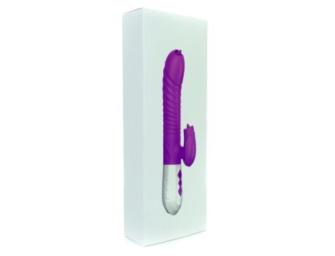 Wibrator-Silicone Vibrator USB 7 Function and Thrusting Function / Heating, purple - 7