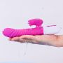 Wibrator-Silicone Vibrator USB 7 Function and Thrusting Function / Heating, purple - 3