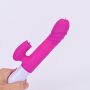 Wibrator-Silicone Vibrator USB 7 Function and Thrusting Function / Heating, purple - 4