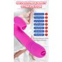 Wibrator-Silicone Vibrator USB 7 Function and Thrusting Function / Heating, purple - 6