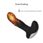 Wibrator-Silicone Massager USB 7 Function + Pulsator / Heating BLACK - 5