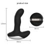 Wibrator-Silicone Massager USB 7 Function + Pulsator / Heating BLACK - 8