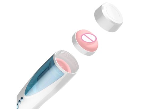 Masturbator-Vibrating, Rotating and Flashing Masturbation USB 10+10 Function / Talk Mode - 3