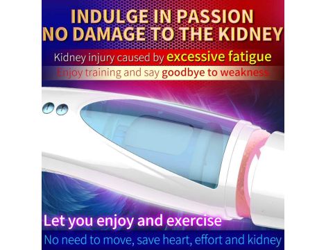 Masturbator-Vibrating, Rotating and Flashing Masturbation USB 10+10 Function / Talk Mode - 13