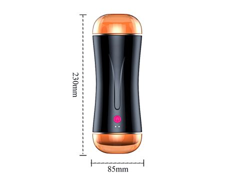 Masturbator-Vibrating Masturbation Cup USB 10 function + Interactive Function / Double Ends - 8