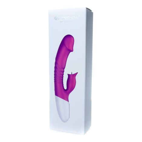 Wibrator-Silicon, Vibrator 7 Function and Heating Mode, Purple - 13